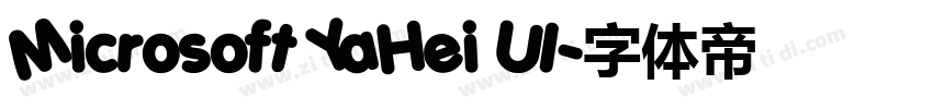 Microsoft YaHei UI字体转换